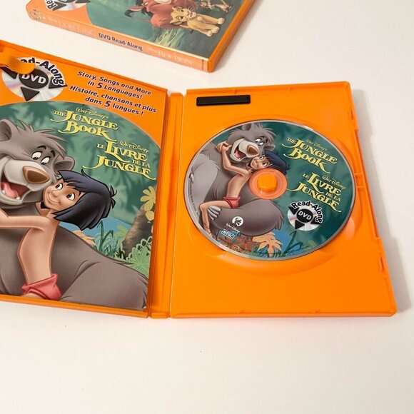 5 Read Along DVDs Lion King Little Mermaid Toy Story Lilo Jungle Book - Picture 13 of 16
